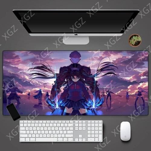 XGZ Nime Boy Big Mouse Pad Gaming Accessories Pad Computer Keyboard Desk Mat Waterproof Anti-slip Household Carpet Pad XXL