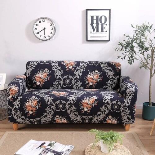 Baroque Living Room Furniture Protector Sofa Cover Elastic Spandex All-inclusive Couch Cover Tightly Wrap Anti-dirty Slipcovers