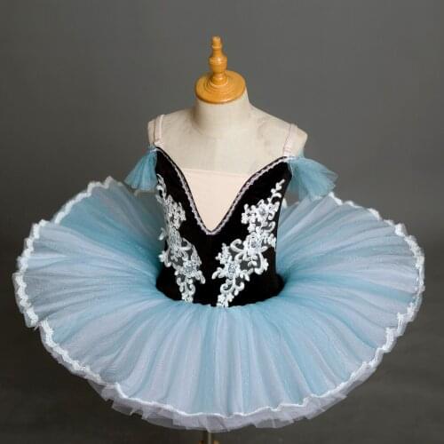 Childrens Little Swan Ballet Dance Performance Costume Professional Swan Lake Sling tutu Skirt Modern Dance Tutu