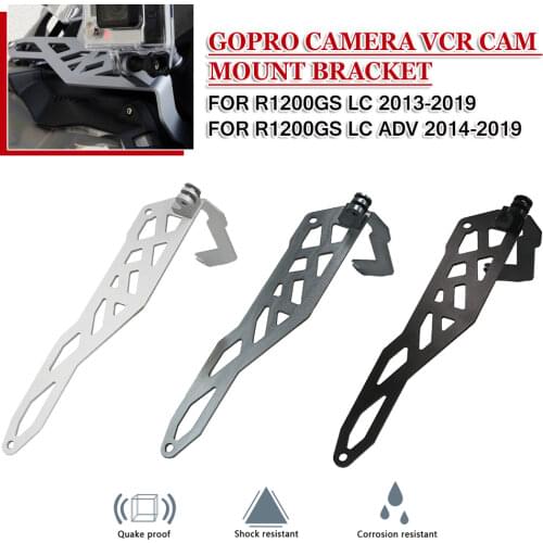 For BMW R1200GS Adventure R 1200 GS R1200 LC ADV 2014-2018 Motorcycle Cam Rack Gopro Indicator Camera VCR Support Mount Bracket