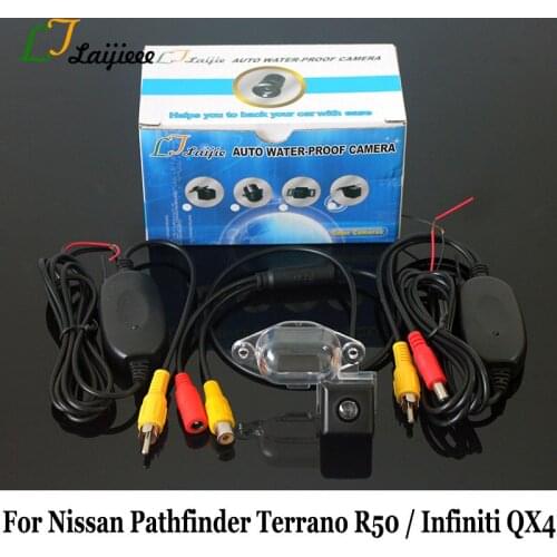 For Nissan Pathfinder Terrano II R50 1995~2005 Car Reverse Camera / HD Night Vision Wireless Rearview Camera For Infiniti QX4