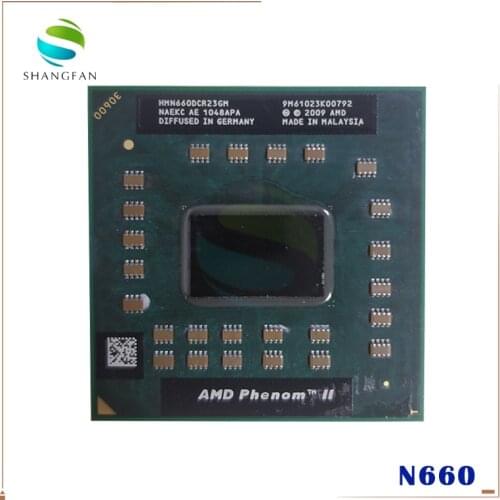 AMD Phenom Dual-Core Mobile N660 HMN660DCR23GM 3.0Ghz notebook CPU laptop processor Socket S1 (S1g4)