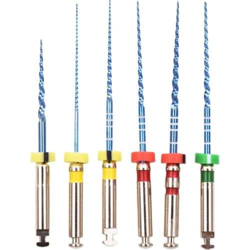 Root Canal Treatment 04 06 Taper Rotary Files Endodontic Heat Activated Files Niti Material Dental Endo Instrument