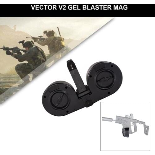 Mag Drum for Vector-V2 Gel Ball Blaster Magazine Drum Upgrade Clip Replacement Accessories