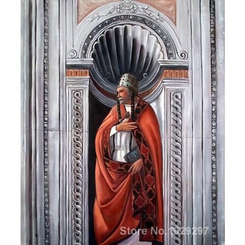 Oil Painting modern Sixtus II Sandro Botticelli Hand painted High quality