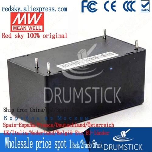 Nice MEAN WELL 2Pack IRM-15-12 12V 1.25A meanwell IRM-15 12V 15W Single Output Encapsulated Type