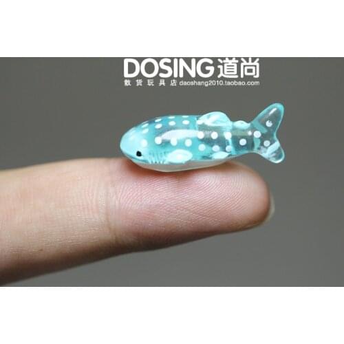 Mini Fish Spot Shark Small Animals Model Landscape Accessories Decoration Figurine Action Figures Scene Material Kids Toys