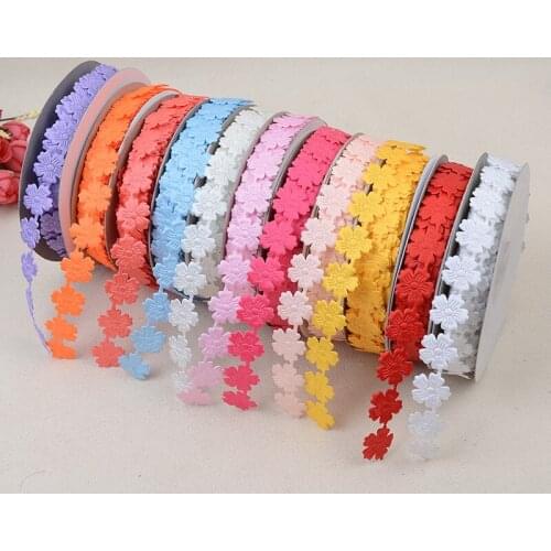 Polyester Ribbon Embossed Floret 3/4" 20mm High Quality 11Colour DIY Wedding Clothing Sewing & Fabric Accessories BBXU-008