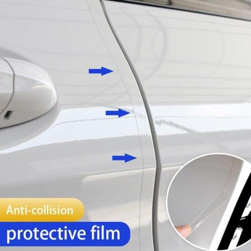 TPU Transparent Car Protective Film Door Edge Protective Stickers Anti-Collision Anti Scratch Invisible Accessories Easy Install