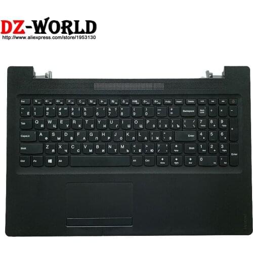Russian Keyboard with Shell C Cover Palmrest Upper Case and Touchpad for Lenovo Ideapad 110-15 ACL IBR AST Laptop 5CB0L46240
