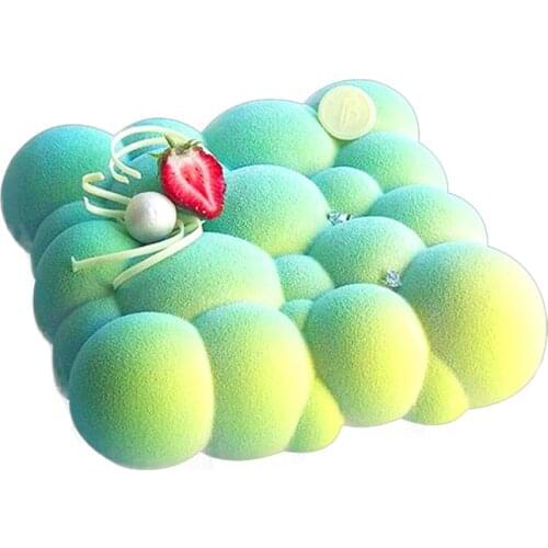 Bubble Shaped Mousse Silicone Mold 8 Inch Silicone Mould for Cake Jelly Pudding Dessert Baking Pan Cake Decorating Tool