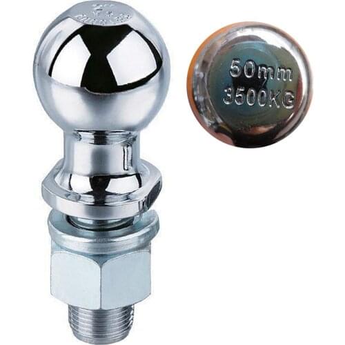 50mm Coupling Replacement Bumper Connector Trailer Parts Durable Lawn Mower Universal Rear Hitch Pin Attachment Mini Tow Ball