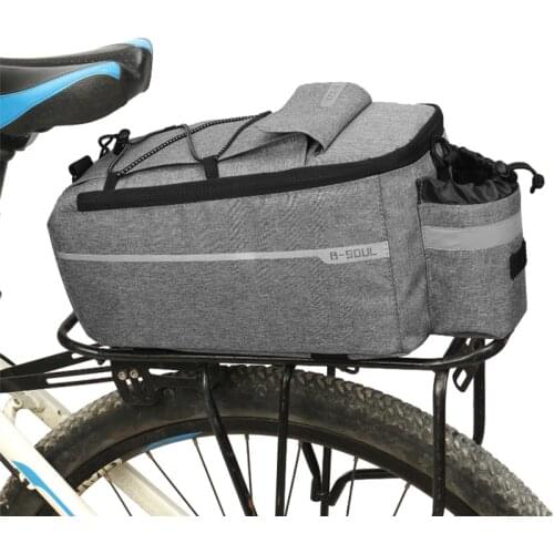 Bicycle Carrier Bag Waterproof 13L Multifunctional Large Capacity Travel Bike Bags Bike Saddle Rear Rack Luggage Pack