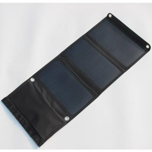 Sunpower 21W Solar Power Panel Charger Dual USB Foldable Portable for Smartphone Outdoor Activities Lighting Use Free Shipping