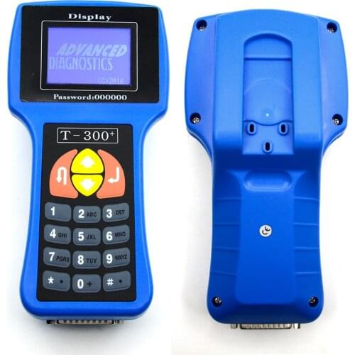 Car Key Programmer T300 main unit V17.8 T 300 Auto Transponder Key Decoder T-CODE T-300 diagnostic blue/black color T300