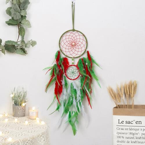 The dreamer in hand Red Dream Catchers