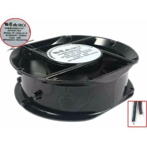 FP-108EX-S1-B Server Cooling Fan AC 240V 60Hz 2-wire