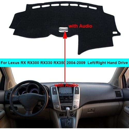 Car Inner Dashboard Cover Dash Mat For Lexus RX RX300 RX330 RX350 2004 - 2009 LHD RHD Car Styling Rug Carpet Cape Cushion 2008