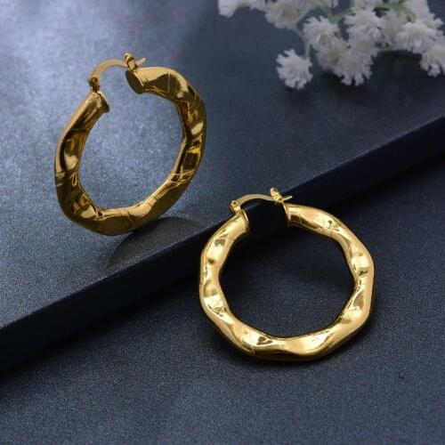WANDO Wholesale gold Earrings For Wedding Women Dress Earrings Hot Sale Arab Middle East Earrings