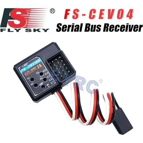 FlySky RC Car Parts FS NB4 Remote Controller Original Receiver Upgrade 8 Channel Serial Master Receiver FS-CEV04