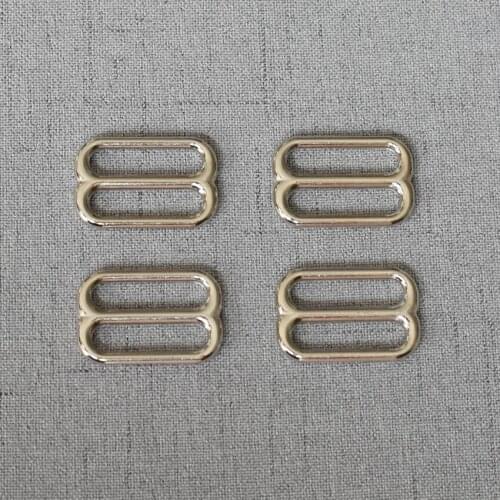 10 Pcs/Pack 25mm Silver Metal Bag Strap Web Belt Clasp Handbag Adjust Round Buckles Slider DIY Accessory 25BXK-Y