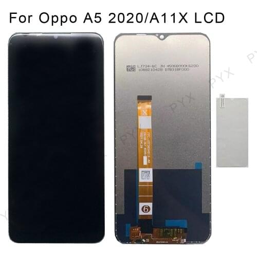 100% Tested For OPPO Realme C3 RMX2027 LCD Display Touch Screen Digitizer Assembly For Oppo a5 2020 LCD For Realme C3 A11x LCD