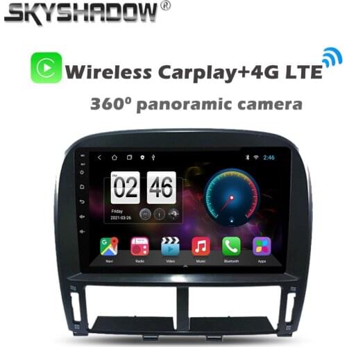 360 Panoramic Camera Carplay 6G+128G Android 10.0 Car DVD Player GPS map WIFI Bluetooth 5.0 RDS Radio For Lexus LS430 2003-2006