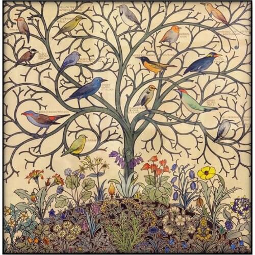 Diamond painting 5d Tree of Life Tropical Songbirds Art,Animal diy handmade embroidery kit full square/round drill home decor