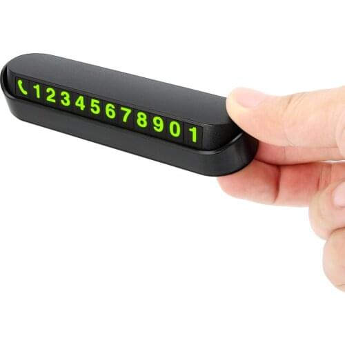 Car Temporary Parking Sticker Phone Number Card Plate for Kia Rio K2 Sportage Soul Mazda 3 6 CX-5 Lada Skoda Octavia