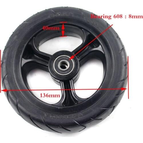 Free shipping 5.5 inch scooter wheel Scooter Tire for Wheelchair Rear Wheel factory original Scooter wheels