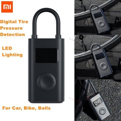 Xiaomi Electric Inflator Pump Smart Digital Tire Pressure Detection For Scooter Bike Motorcycle Scooter M365 Pro Car Football