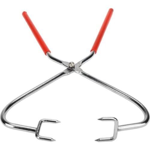 Pottery Clamp Stainless Steel Clamp Tool Pliers Pottery Clay Dipping Tong Pottery Ceramics Kilns Tools Clay Clamp