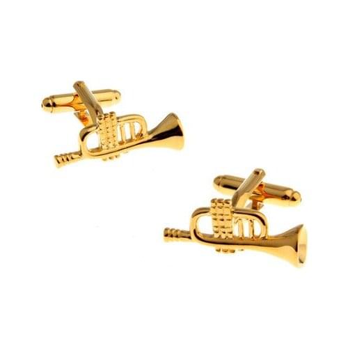 WN - hot hot style in Europe and America golden horn shape of French special cufflinks shirts wholesale/retail