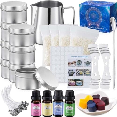 1 Set Candle Making Supplies DIY Candle Making Kit Beeswax Arts And Crafts DIY Scented Candle Birthday Party Candle Making Kit
