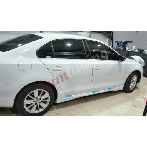 For VOLKSWAGEN JETTA MK6 2010 2011 2012 2013 2014 2015 2016 2017 Sill Side Bumper Attachment Trim Body Kit Lip Car Accessory