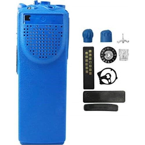 Walkie Talkie Replacement Front Housing Cover Kit fit for Motorola XTS3000 M1 Portable Two Way Radio Blue