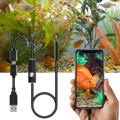 Practical Industrial Endoscope Borescope IP67 Waterproof Conduit Air Conditioning Detection Inspection Camera with LED