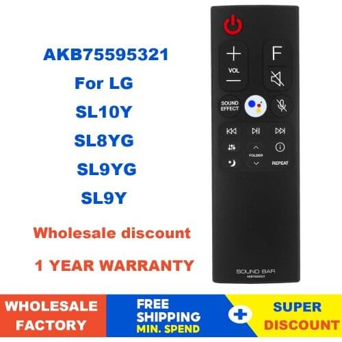 New Original AKB75595321 Remote Control For LG Sound Bar System SL10Y SL8YG SL9Y SL9YG