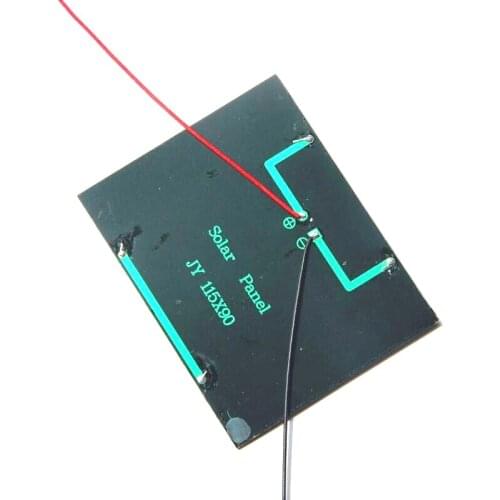 BUHESHUI 1.5W 12V Solar Panel With Cable Mini Solar Cell DIY Solar Charger Education Kits 115*90*3MM 12PCS/Lot Free Shipping