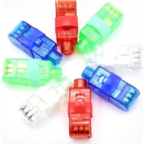 Red person finger lamp color glowing ring flashing new year party birthday gift toy lamp LED finger lamp color finger lamp toy