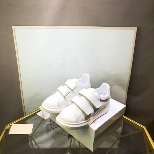 2021 Hot Sell Kids Flats Genuine Leather Shoes Comfortable Luxury Brand Childrens Shoes Size26-35 Normal Size Shoes