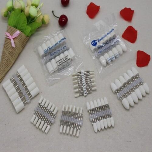 Mounted Felt Polishing Wheels Felt Polishing Points Wool Grinding Head Felt