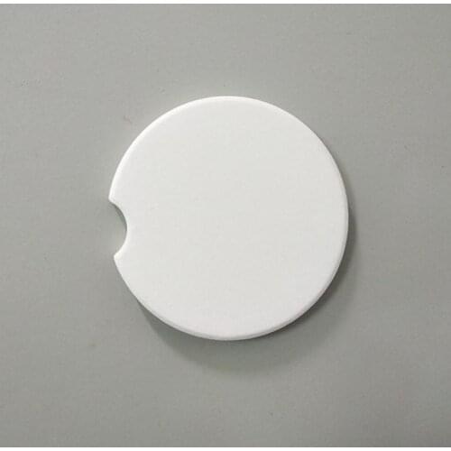 100pcs blank car ceramics coasters 6.6*6.6cm coaster blank SN3115