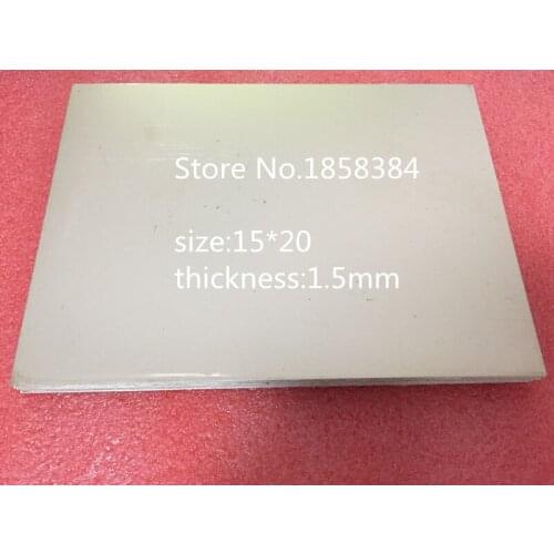 100pcs/lot Single Side 15*20 FR4 FR-4 Glass fiber Blank Copper Clad Printed Circuit Board Universal Prototype PCB