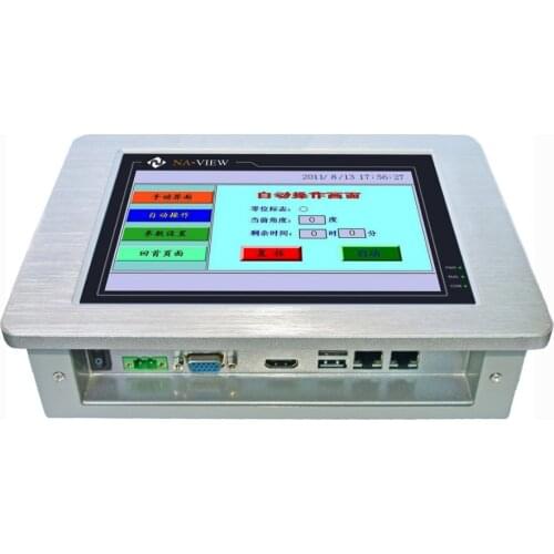 2018 New Arrival 8.4 inch industrial touch panel PC with 32G SSD 2G RAM fanless server