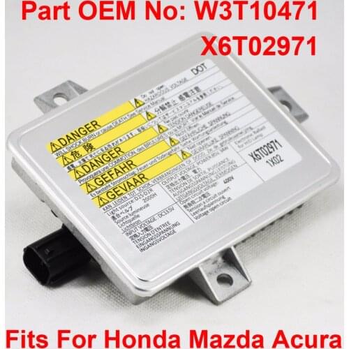 2x 35W D2S D2R OEM HID Xenon Headlight Ballast Computer Control Unit W/ Igniter Part W3T10471 X6T02971 For Honda Acura Mazda 3