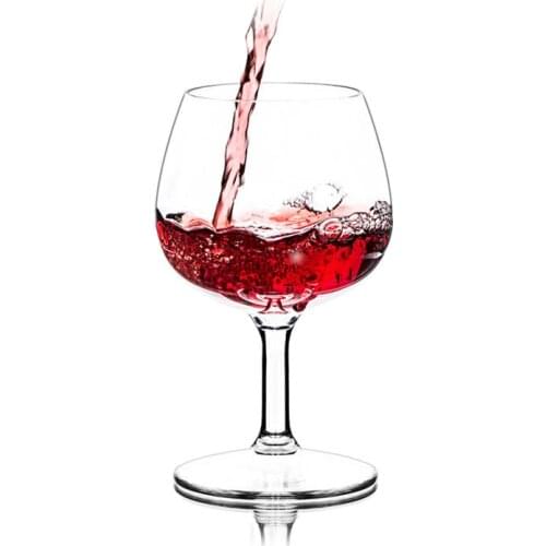 4 pcs/lot Safety Tritan transparent plastic Red White wine glass No-break No-fear