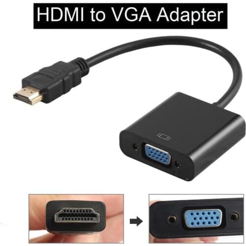 DOONJIEY Male to VGA Female 1080P Video Converter Adapter for PC DVD HDTV