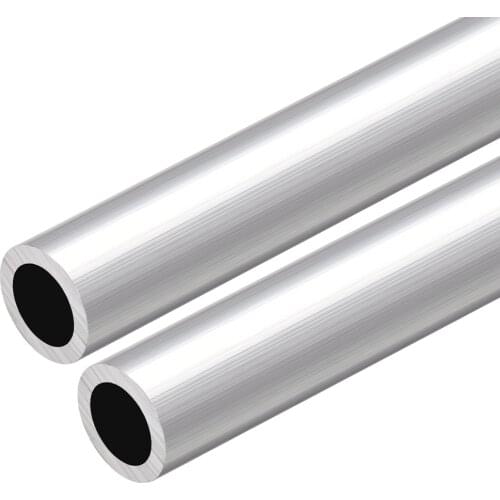 Uxcell 6063 Aluminum Round Tube 300mm Length 20mm OD 14mm Inner Dia Seamless Aluminum Straight Tubing 2 Pcs