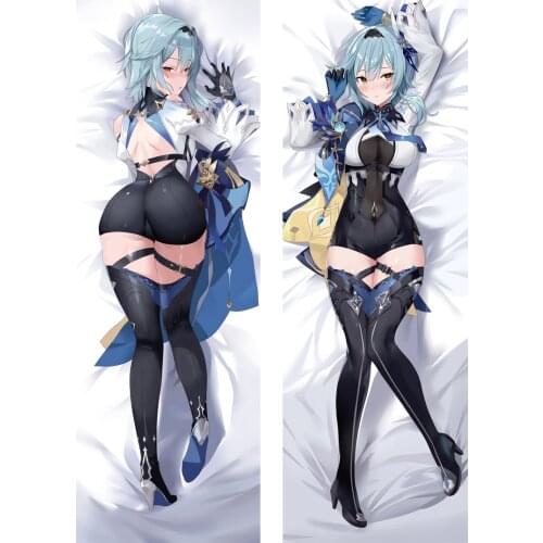 Genshin Impact Eula Lawrence Cosplay Dakimakura Pillow Case Hugging Body